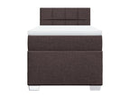 Zensova bed with mattress, dark brown, 90x190 cm KABW44762