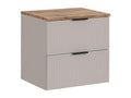 60cm vanity unit with Zensova Cashmere and Wood countertop PCOG36413