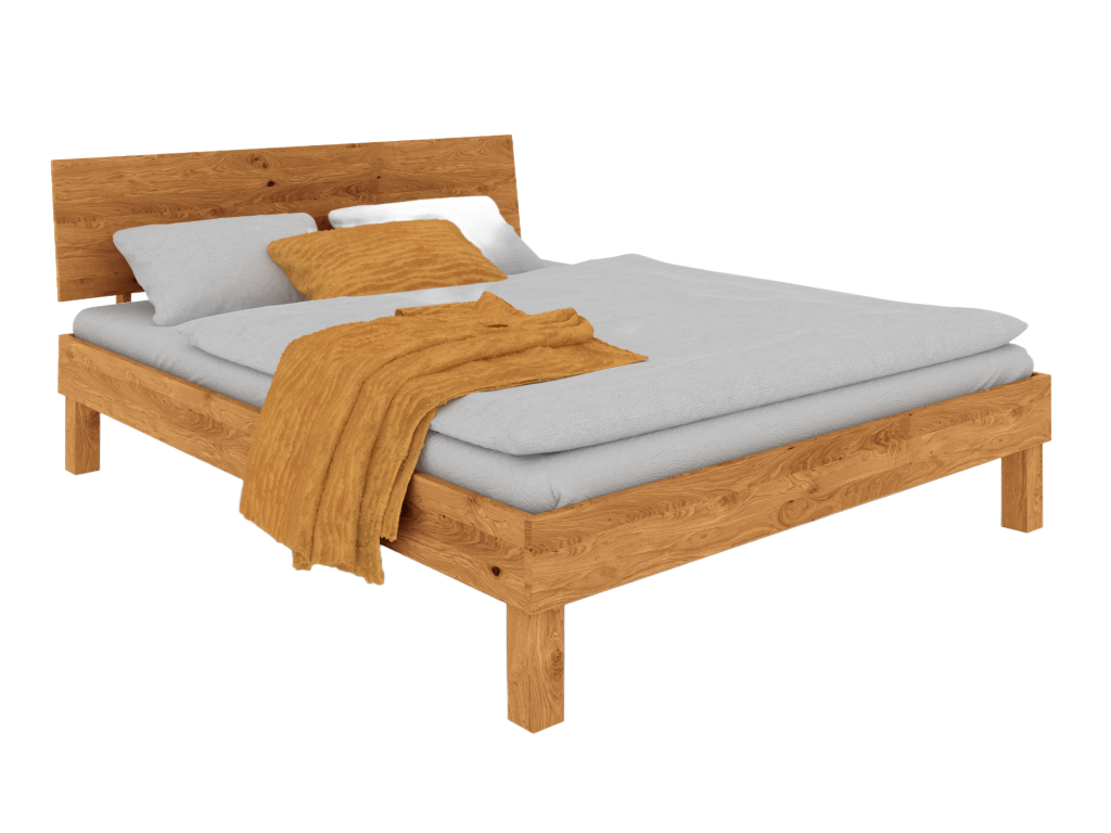 Elariva - 180x200 Bed in Natural Oiled Wild Oak DZFQ96507