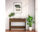 Console table Brown oak 100x35x76.5 cm Chipboard UJNP65753