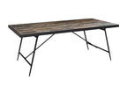 Elariva - Dining Table 200cm Solid Recycled Mango Wood HJRE94662