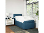 Zensova bed with blue mattress 80x200 cm velvet FVFS16364