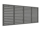 Wall-mounted headboard, grey, 166x3x91.5 cm, solid pine wood, ZNKI19517