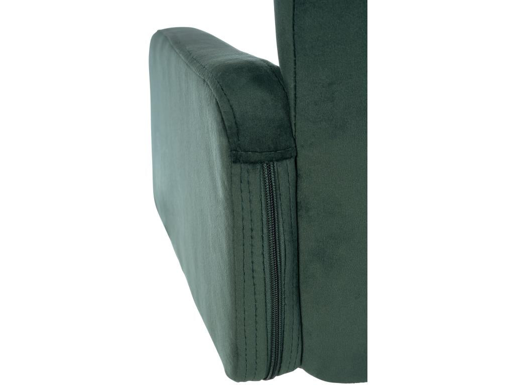 Bar stool - Velvet / Metal - Dark Green - Los Angeles IIXZ82519