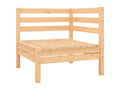 2-seater garden sofa, solid pine wood HLKL23638