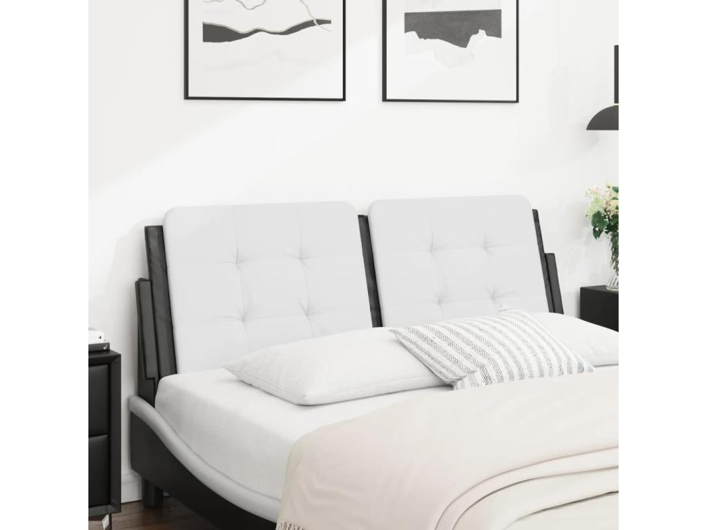 Zensova headboard cushion in white 120cm faux leather VJLC86669