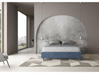 Zensova upholstered bed without mattress, 160x190 cm, blue microfiber, Zensova MGOA56185