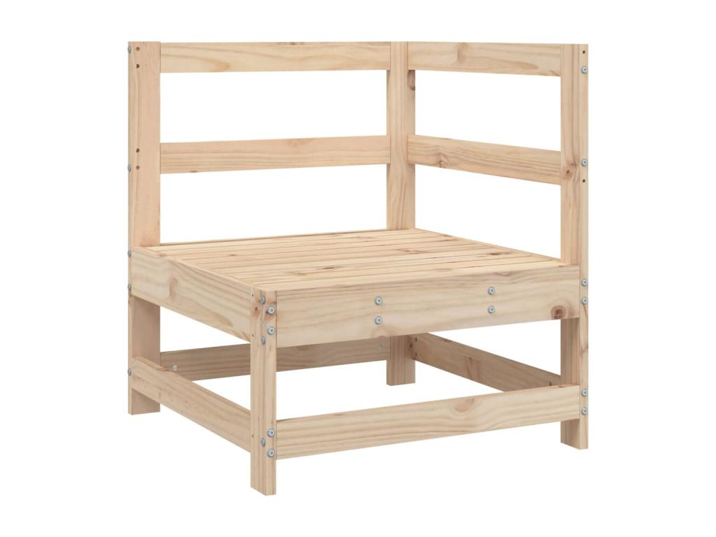 7-piece garden furniture set in solid pine wood TOOV77405