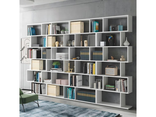 6-Tier Bookshelf, 192 cm High - Elariva BFYR64040