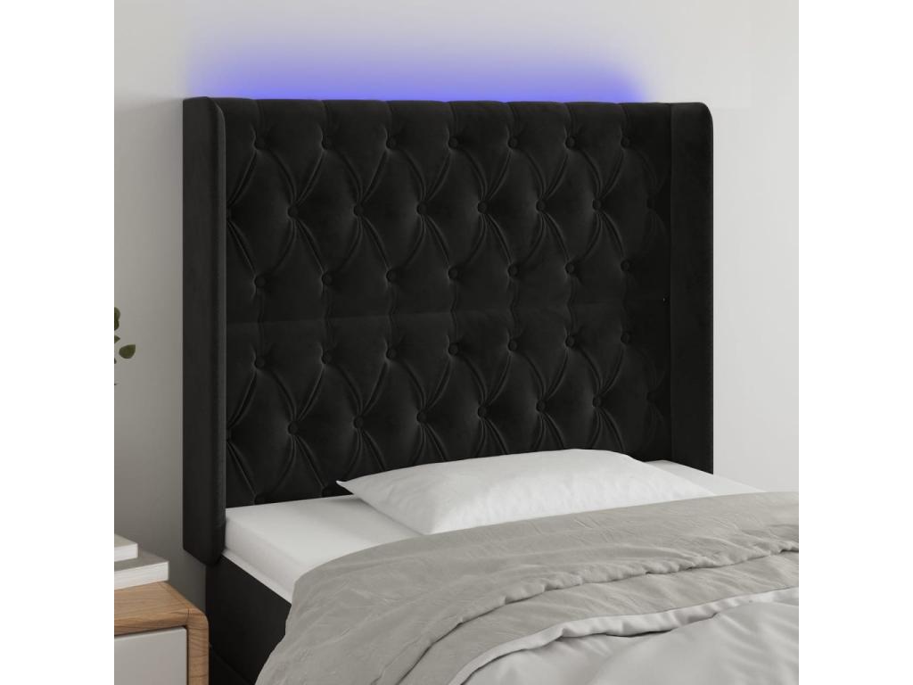LED headboard Zensova 93x16x118/128 cm Velvet NOXX84187