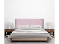 Zensova Smooth Faux Leather Headboard 160x105cm with Legs for 150/160cm Beds - Pink UUBW79055