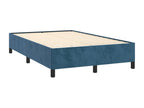 Lumenao bed base and dark blue mattress, 120x190cm velvet HPJB57202