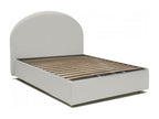 Zensova double bed with storage, eco-leather upholstery, Made in Italy, front opening, with 120x190 cm mattress included, White NKEA75273