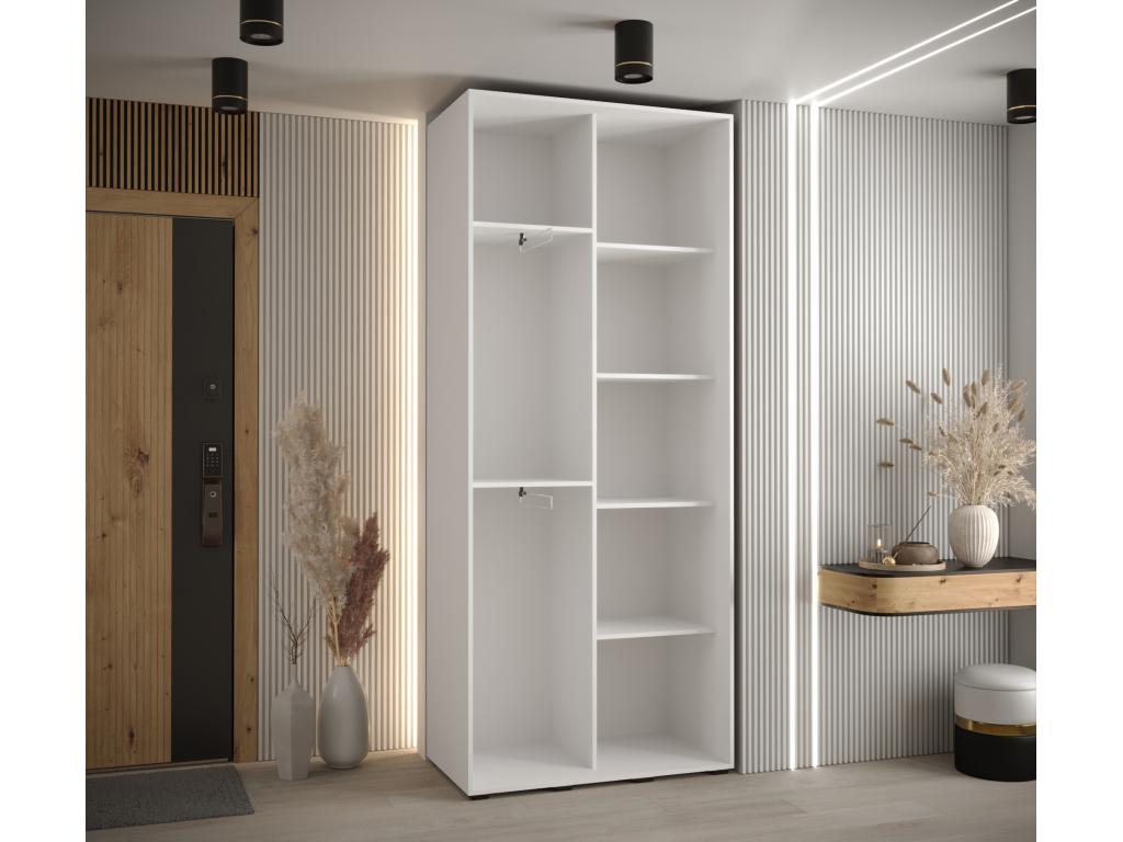 Zensova 12" Sliding Door Wardrobe 235.2/100/45 2 Doors LSRN65542