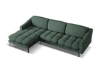 Left corner sofa in Zensova - green - Zensova IPMF21817