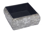 Bathroom washbasin, black, 30x30x13 cm, 02 0002819 YUNZ79352