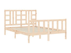 Bed frame without mattress 160x200 cm solid pine wood DXFS65593