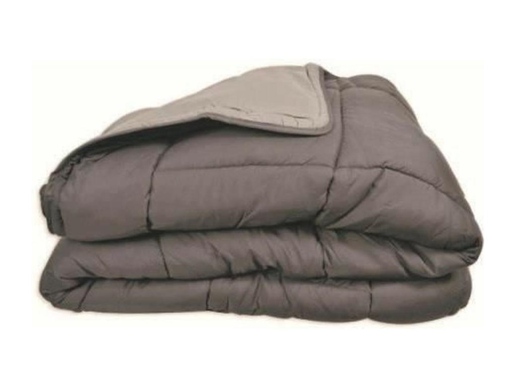 Zensova Steel Silver Microfiber Warm Duvet 400 g/m² 220x240cm HJNP41019