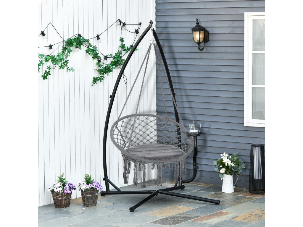 Hanging chair stand - adjustable shelf included - maximum recommended load 120 kg SAVR47655