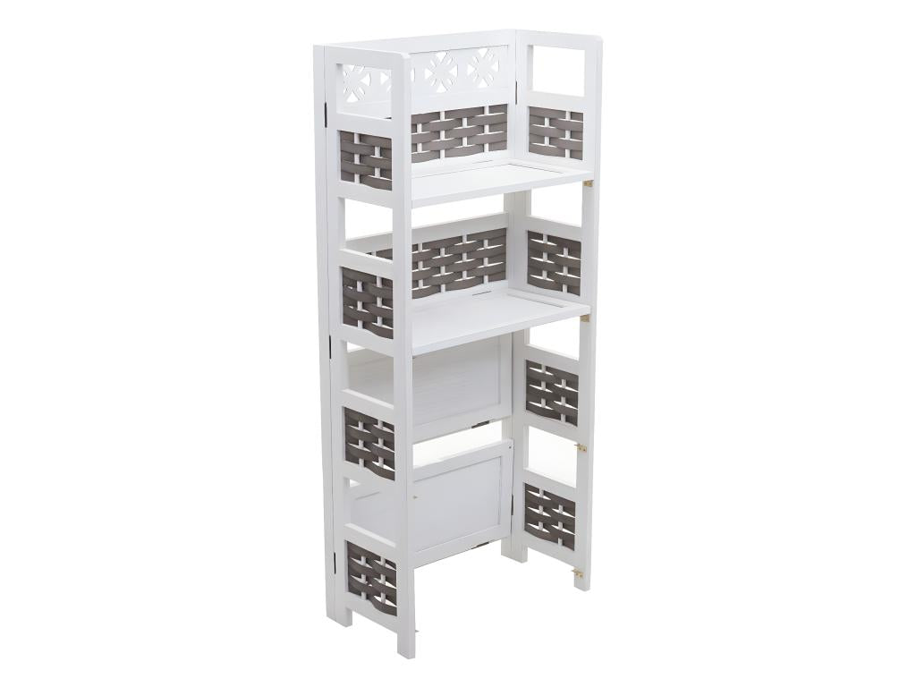 Zensova-K86 white shelf with grey braiding HKUK90413