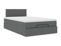 Zensova bed frame with dark grey mattress 120x190 cm Zensova CWLK73098