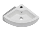 Washbasin with drain hole, white, 45x32x12.5 cm, 02 0002491 JTWU63601