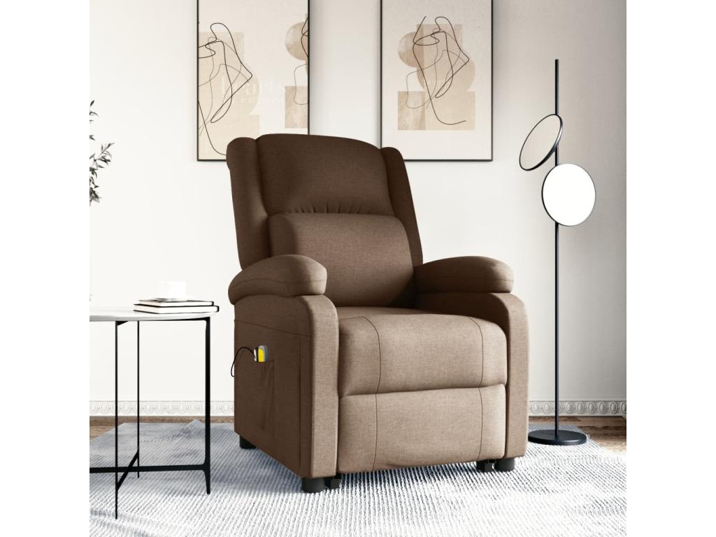 Brown Fabric Massage Chair AYYO20701