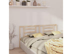 Headboard 206x4x100 cm Solid pine wood EBAW23703
