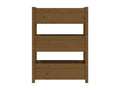 Honey Brown Planter 77x25x104.5 Solid Pine Wood ARMZ28828