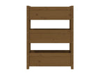 Honey Brown Planter 77x25x104.5 Solid Pine Wood ARMZ28828