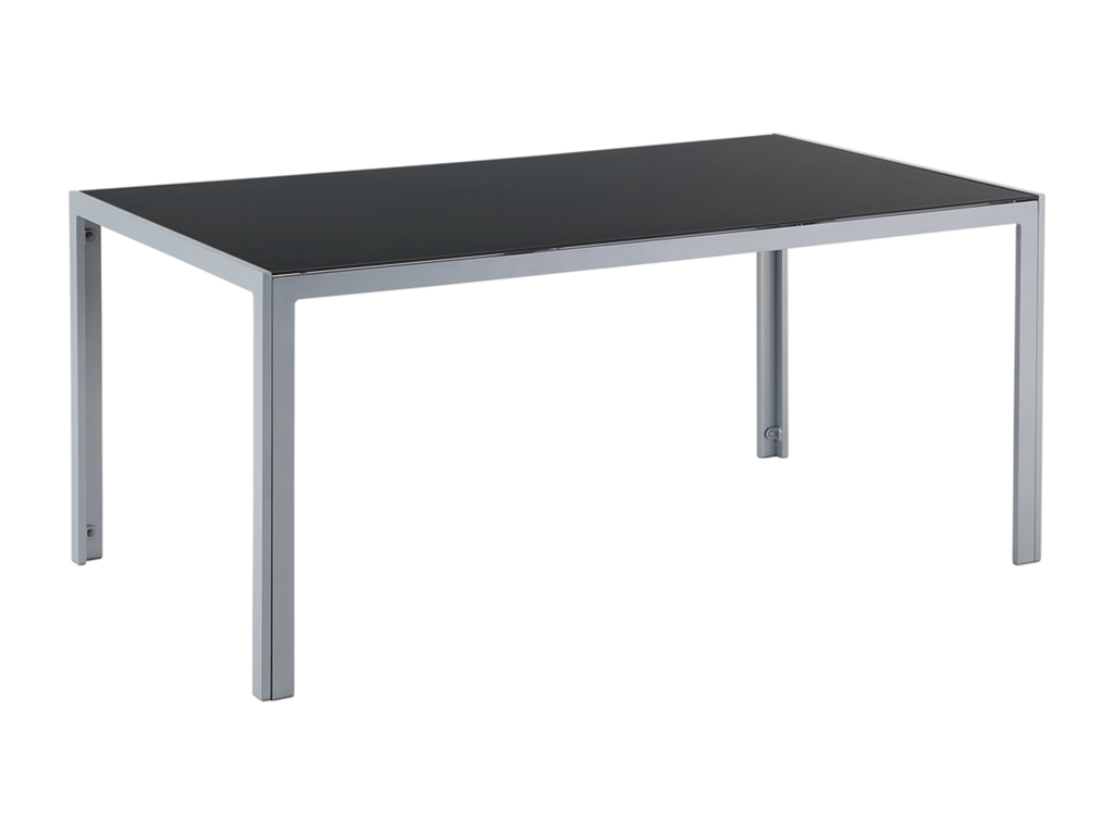 Elariva KOBW91997 Black Glass Garden Table