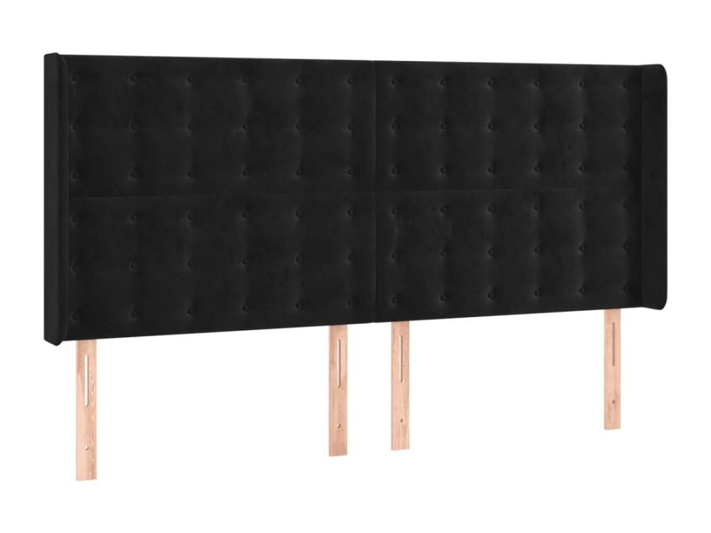 Zensova LED headboard 203x16x118/128 cm Velvet UAPJ80066