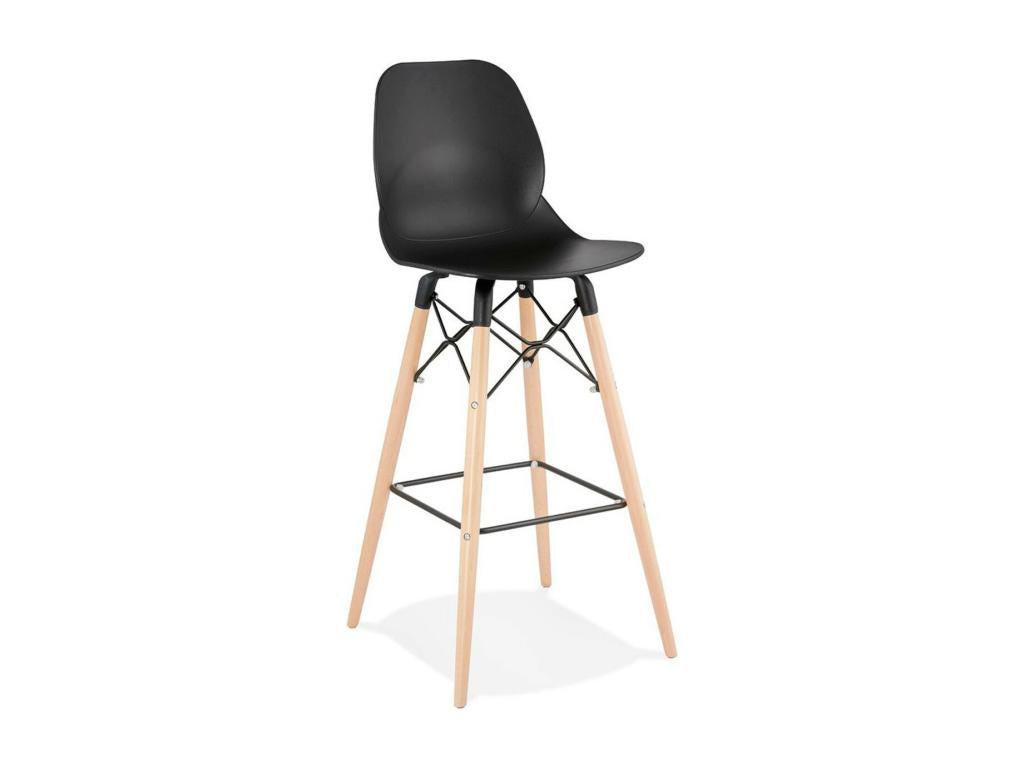 Designer Bar Stool 111cm Black MKSE61700