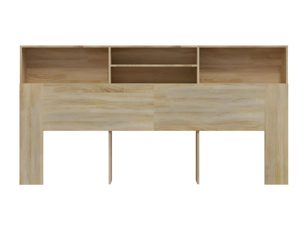 Oak headboard wardrobe 200x19x103.5 cm ZVZK30132