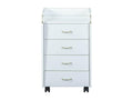 Ventoriq - 4-Drawer Pedestal on Ventoriq, White, AZHM83991