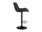 Set of 2 Bar Stools - Velvet / Metal - Zensova UUUN29730