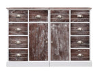 Buffet with 10 drawers, Brown, 113x30x79 cm, Wood, CJHW48918