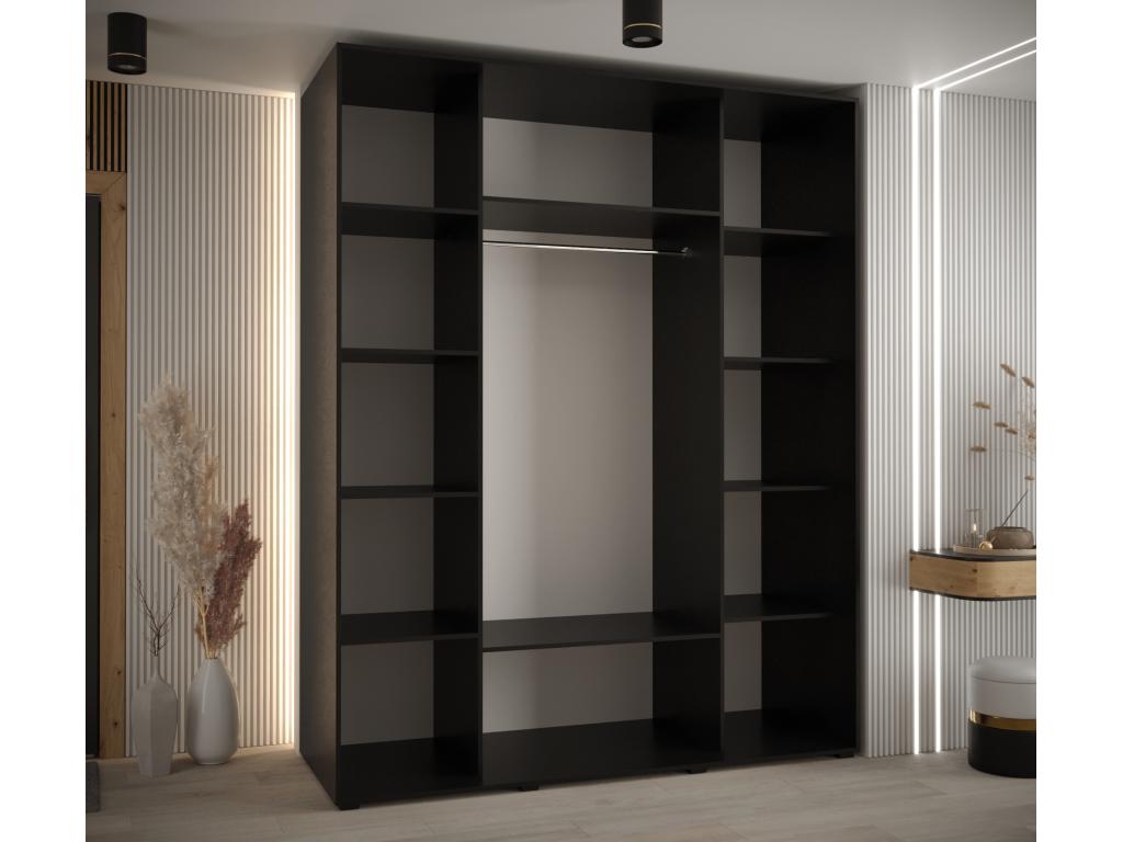 Zensova 2-Door Sliding Wardrobe 235.2/ 190/ 60 3 Doors Zensova/ Zensova/ Zensova WTIQ50025