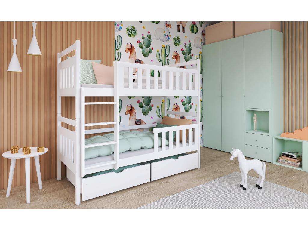 Bunk beds Zensova BB013 80x170 cm White BRON68278