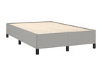 Lumenao bed base and light grey mattress 120x190 fabric RTYX98775
