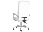 White Faux Leather Reclining Office Massage Chair TFCK26517