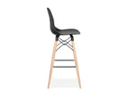 Designer Bar Stool 111cm Black MKSE61700