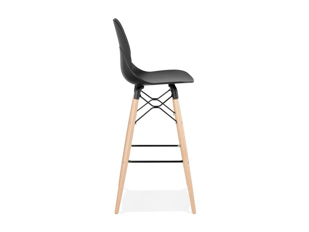 Designer Bar Stool 111cm Black MKSE61700