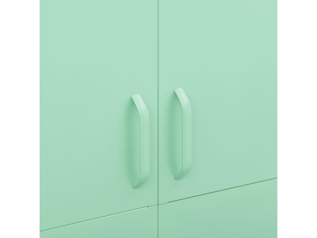 Mint Green Cabinet 90x50x180 Steel TCQQ93968