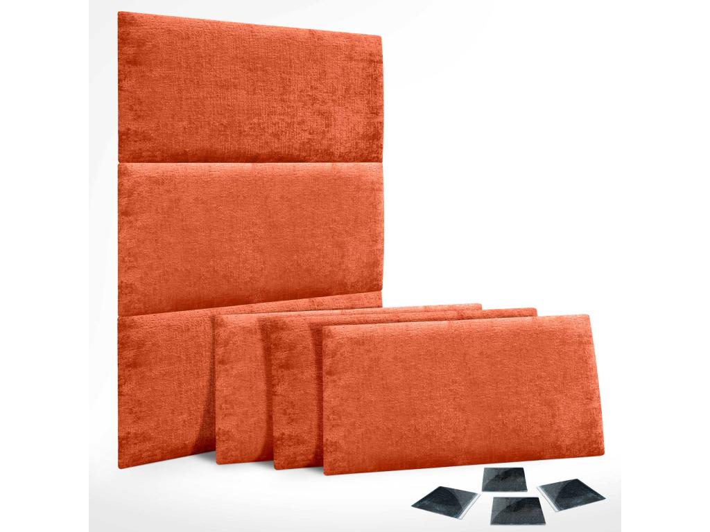 Zensova Set of 6 self-adhesive acoustic wall panels made of eco-friendly wool, shock-absorbing protection, Zensova 50x30 cm x6 MULI03954