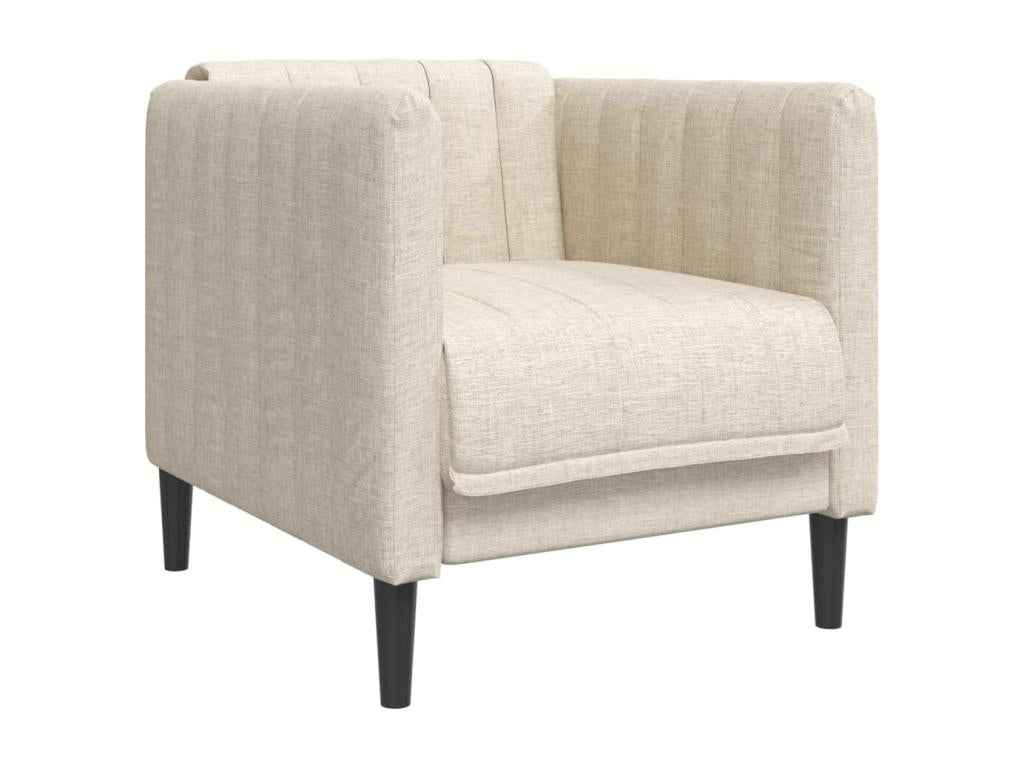 3-piece cream fabric sofa set NRVI92770