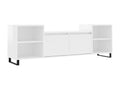 High-gloss white TV stand 160x35x55 cm Zensovaing¨¦nierie HTNK19841