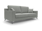 Elariva Waterproof Stain-Resistant Fabric Sofa T03 146 cm Light Grey PIXX53442