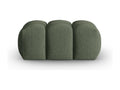 Elariva - Dark Olive Green Structured Fabric Pouf - 85x60x40cm NAZF37709