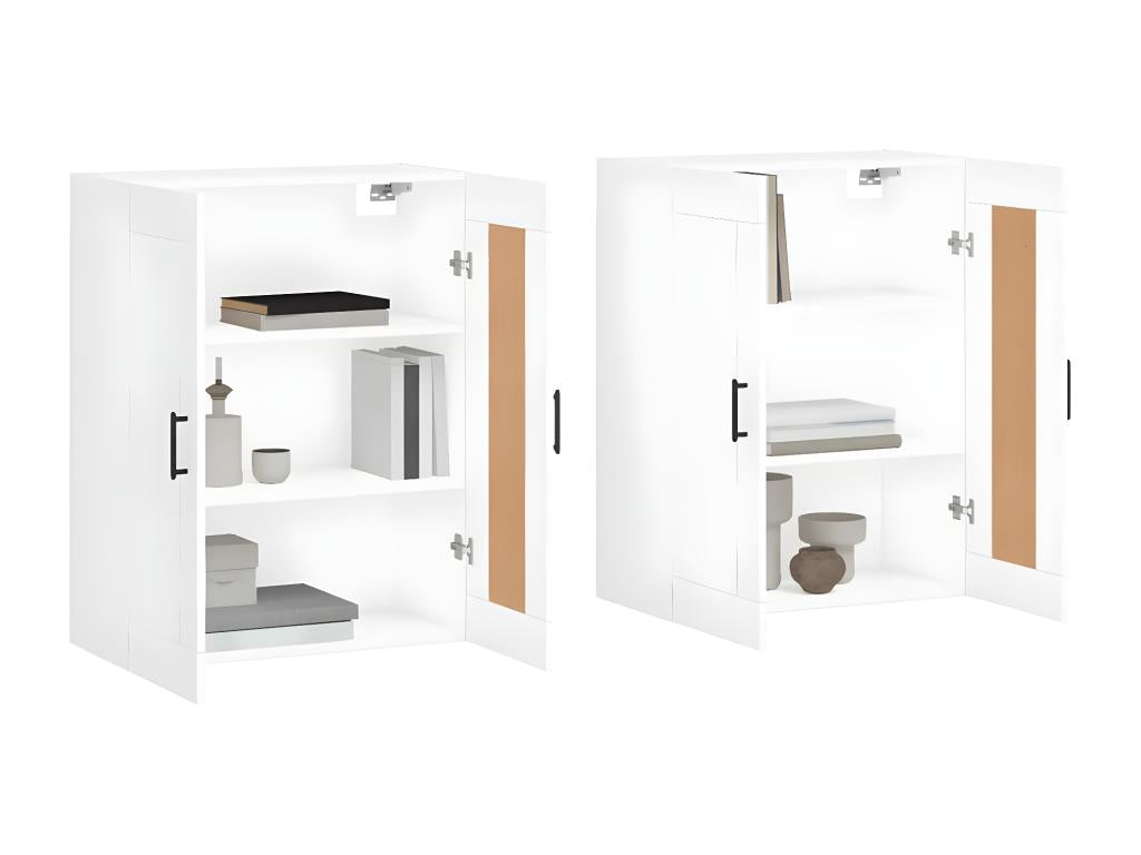 2-piece wall cabinets, white engineered wood, EJLN10820